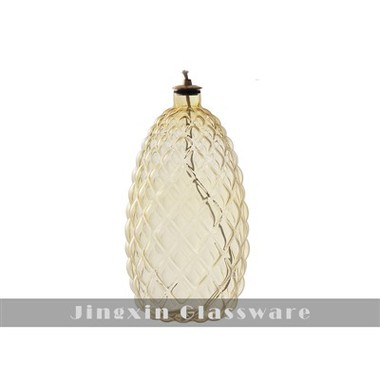 Namizna oljna svetilka Ananas Glass