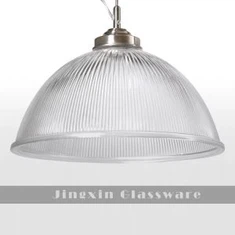 Svetilka iz prozornega steklenega prozornega stekla