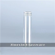 Mini steklenica s cevjo premera 30 mm z aluminijastim pokrovom